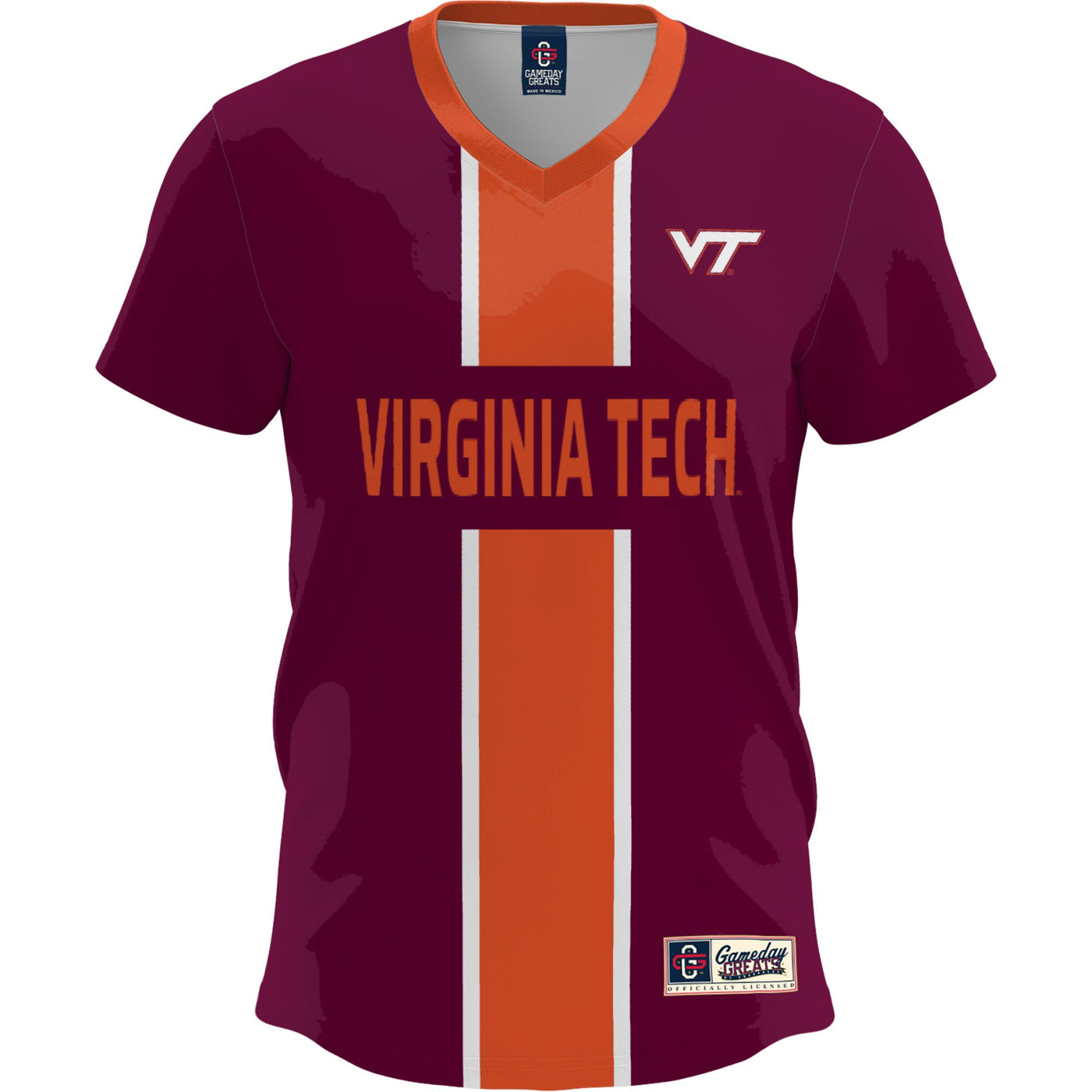 GameDay Greats Maroon Virginia Tech Hokies Lightweight Soccer Fashion Jersey