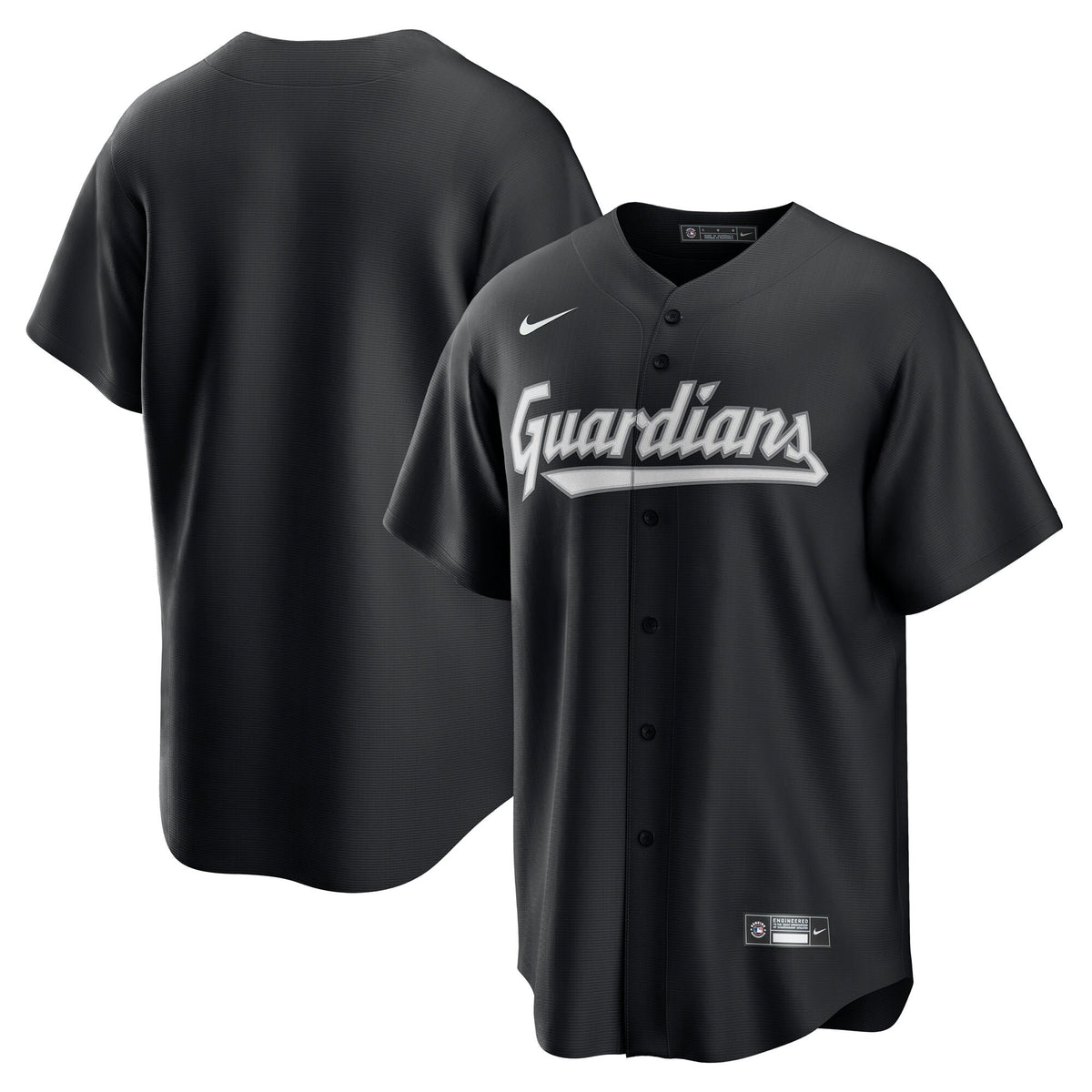 Cleveland Guardians Black Replica Jersey