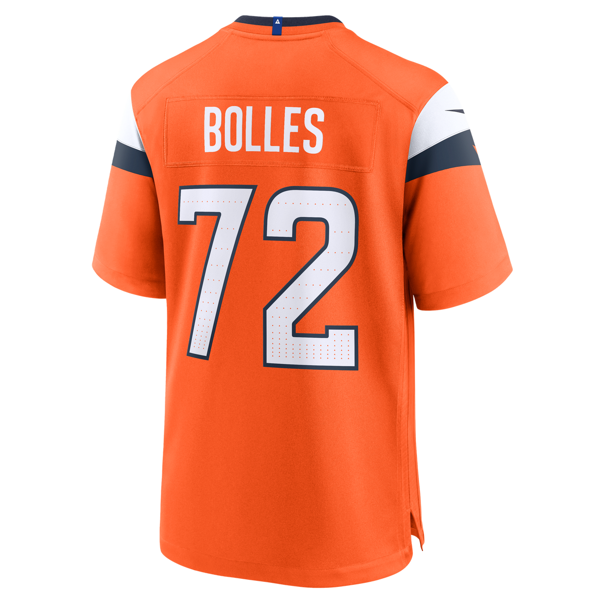 Denver Broncos Garett Bolles Nike Orange Team Game Jersey