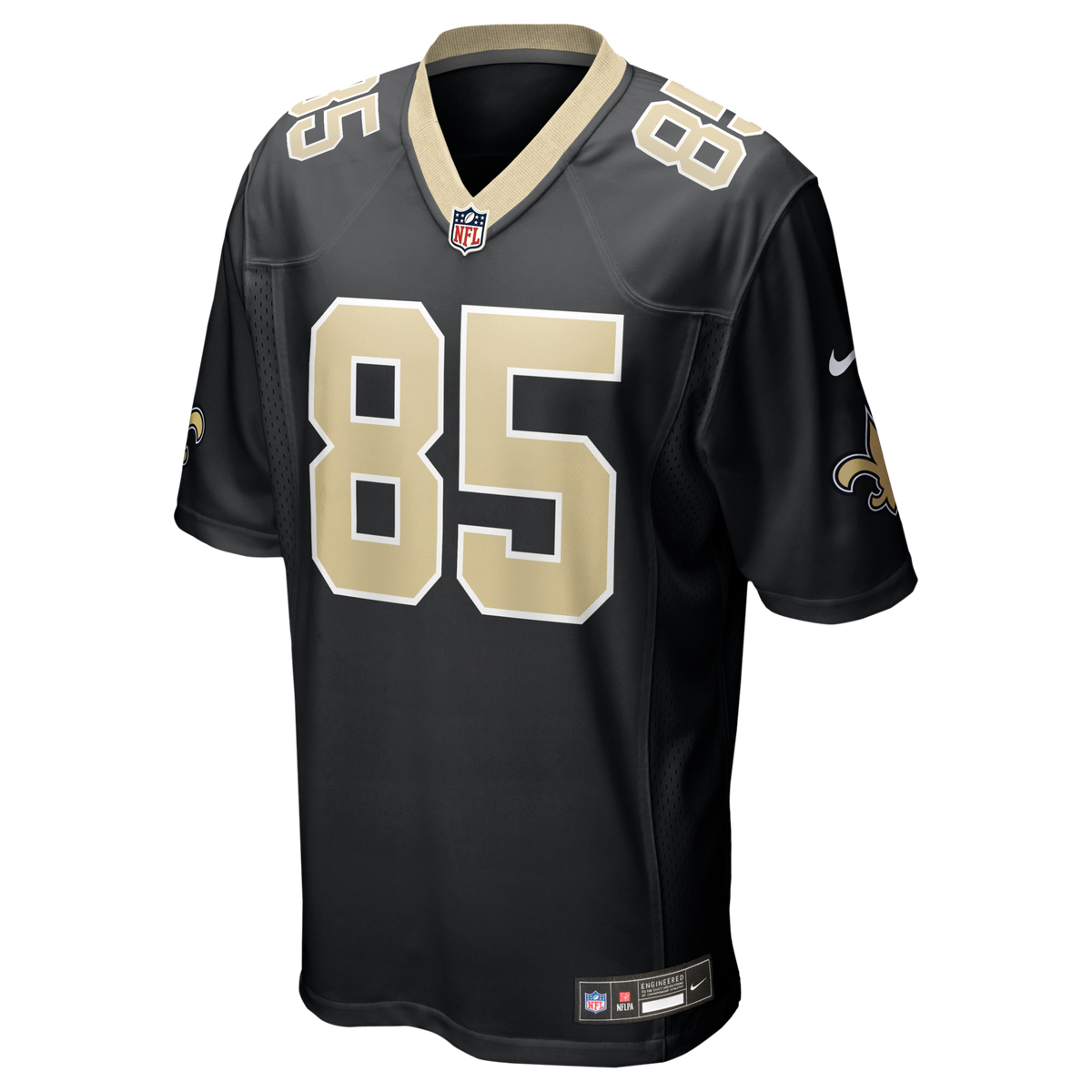 New Orleans Saints Mason Pline Black Team Game Jersey