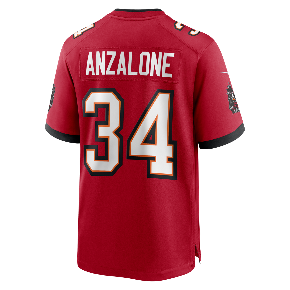 Tampa Bay Buccaneers Alex Anzalone Red Team Game Jersey