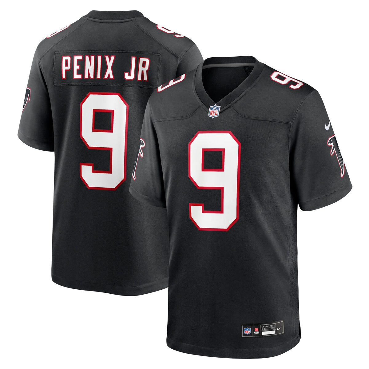 Atlanta Falcons Michael Penix Jr. Black Alternate Game Jersey