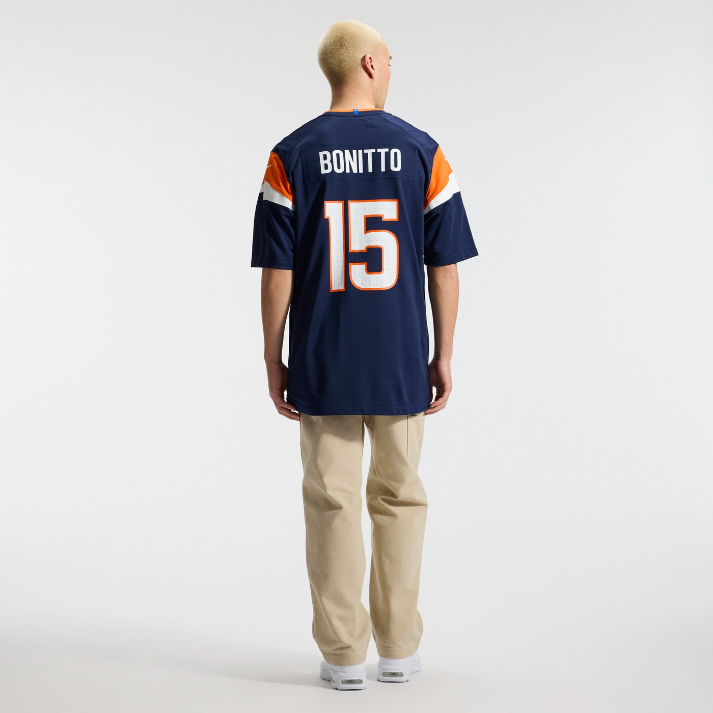 Denver Broncos Nik Bonitto Nike Navy Alternate Game Jersey