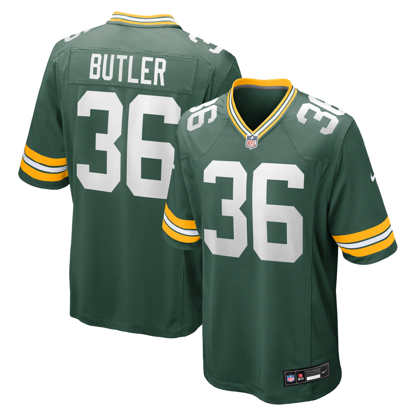 Green Bay Packers LeRoy Butler Nike Green Retired Player Game Jersey