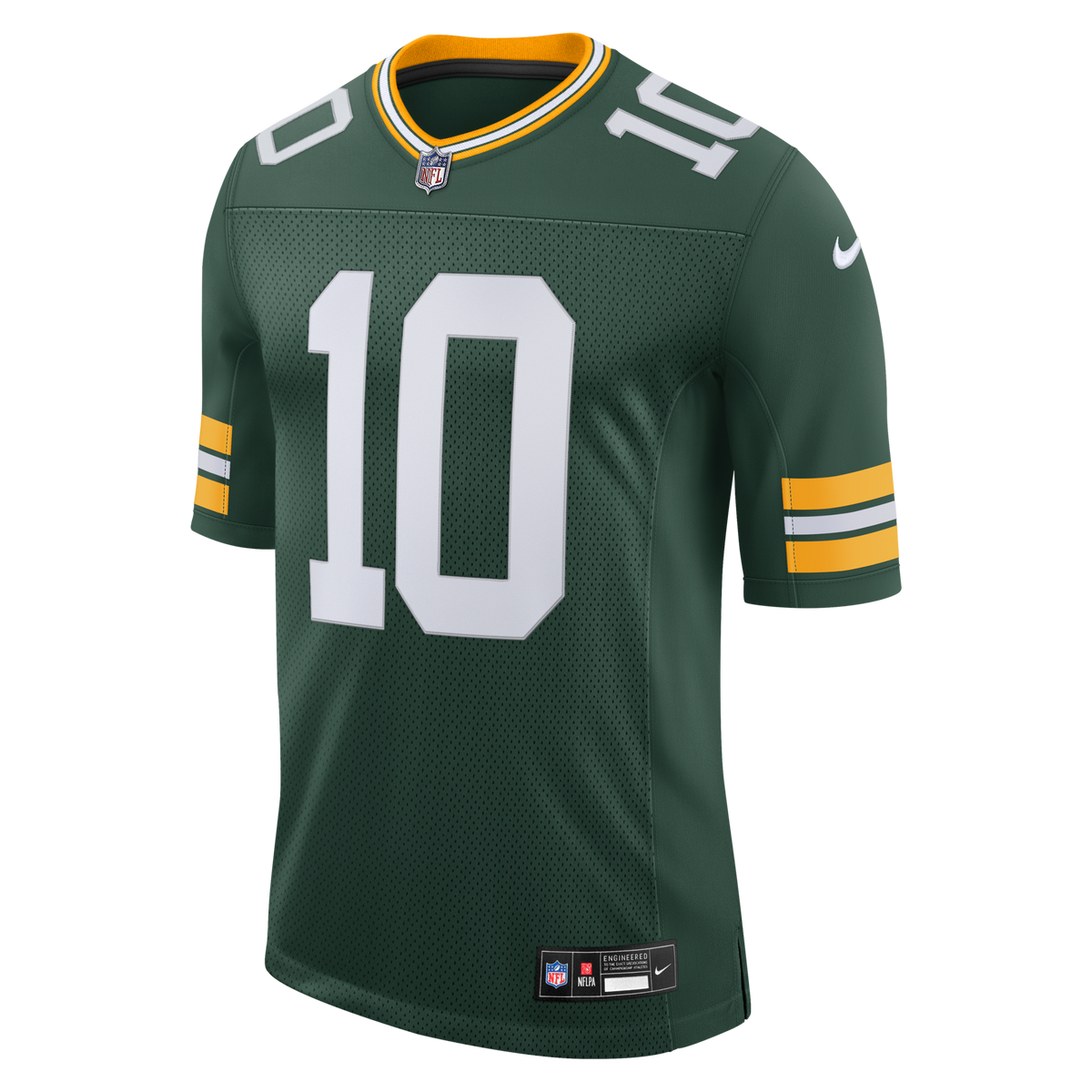 Green Bay Packers Jordan Love Green Vapor Untouchable Stitched Limited Jersey
