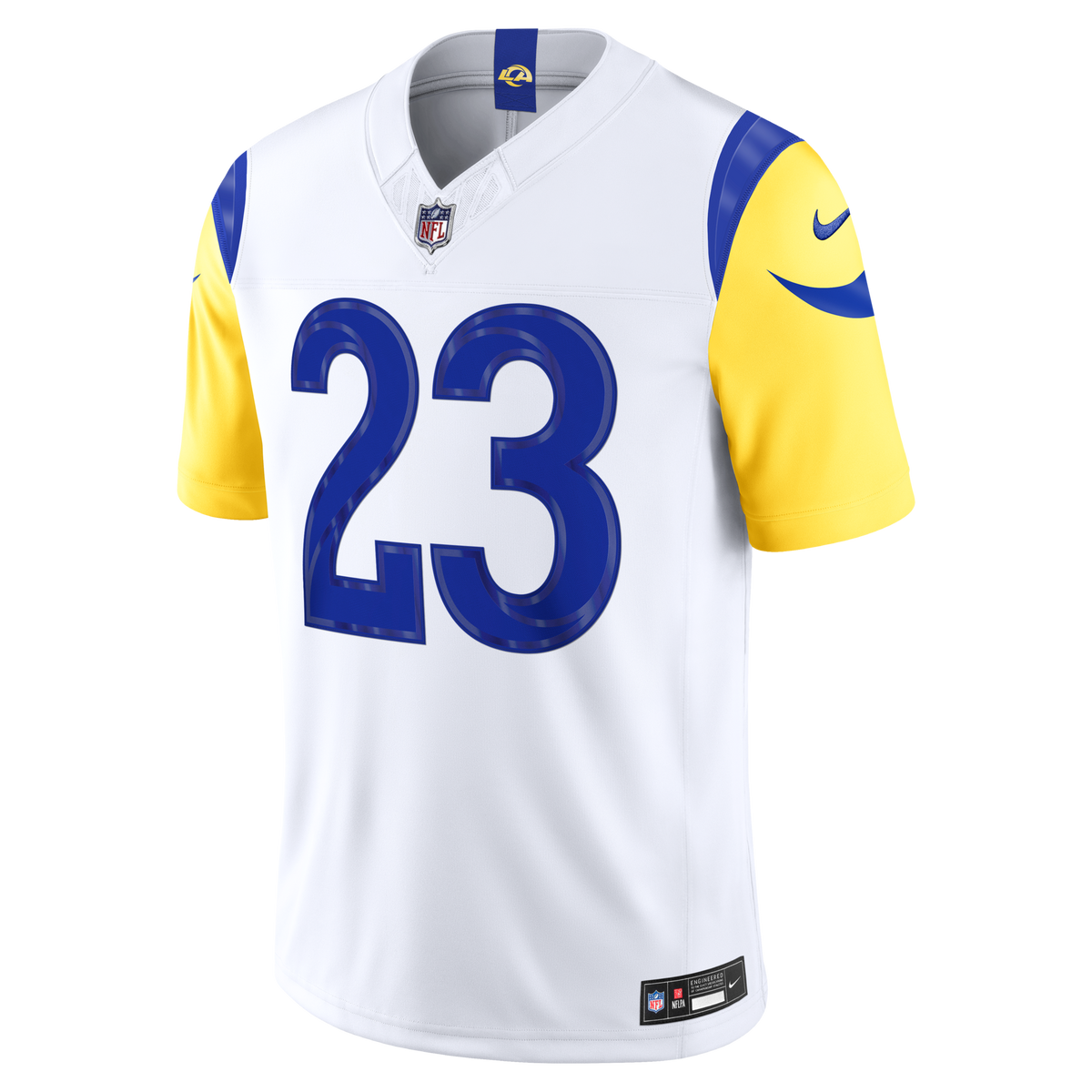Los Angeles Rams Kyren Williams White Vapor F.U.S.E. Stitched Limited Jersey
