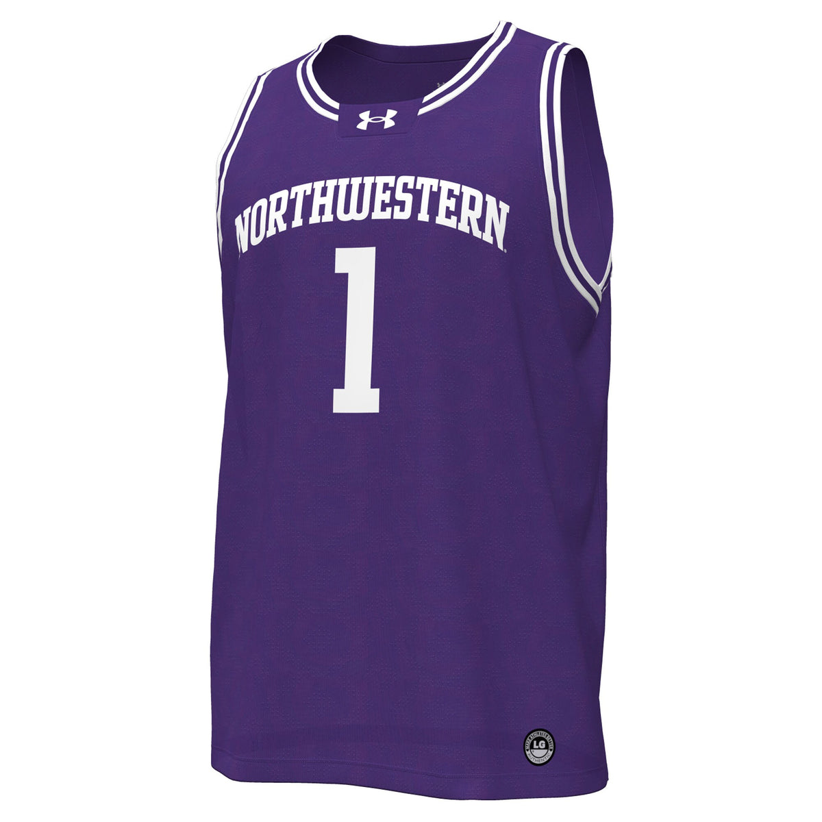 #1 Northwestern Wildcats Under Armour Replica Basketball Jersey - Purple