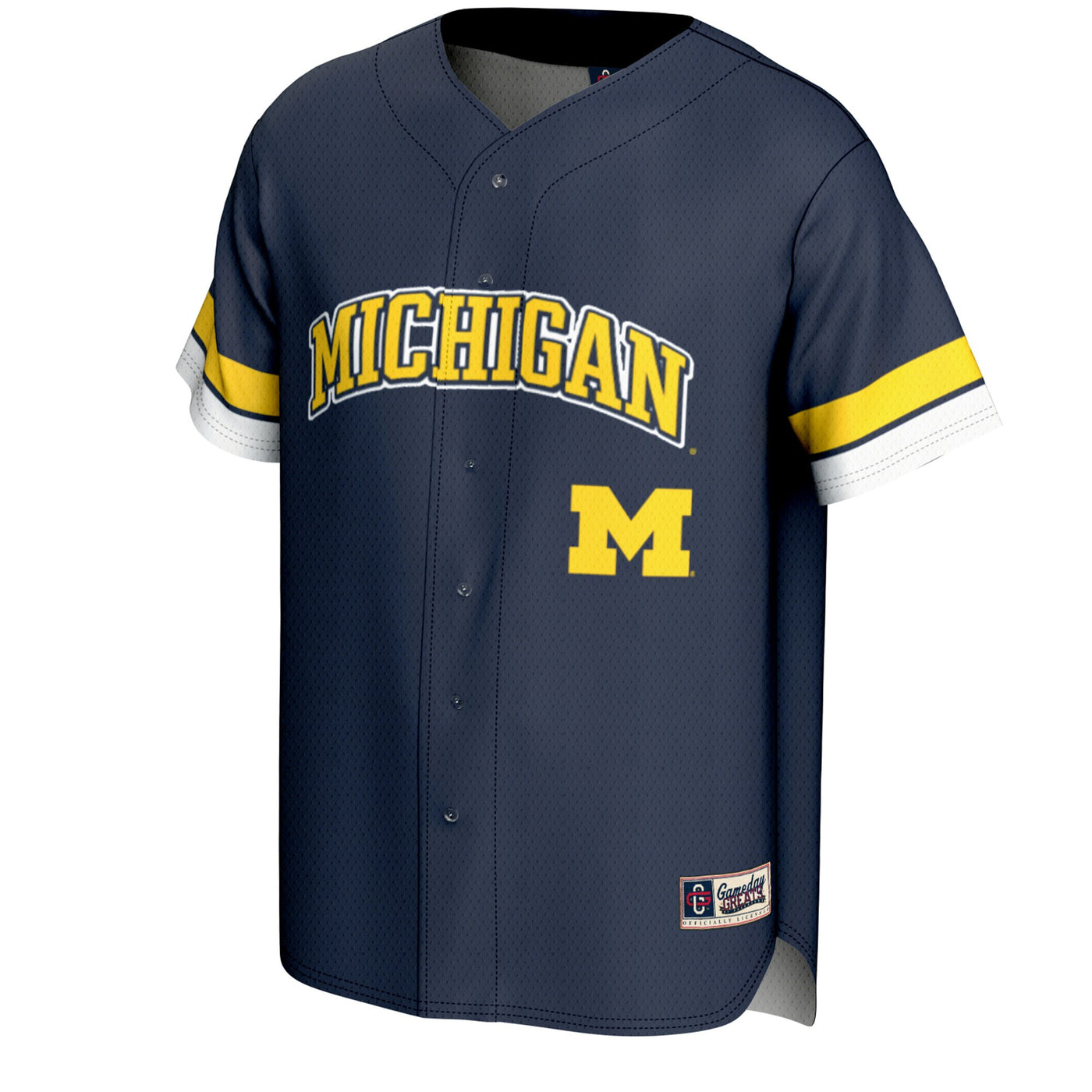GameDay Greats Navy Michigan Wolverines Spirit Baseball Jersey