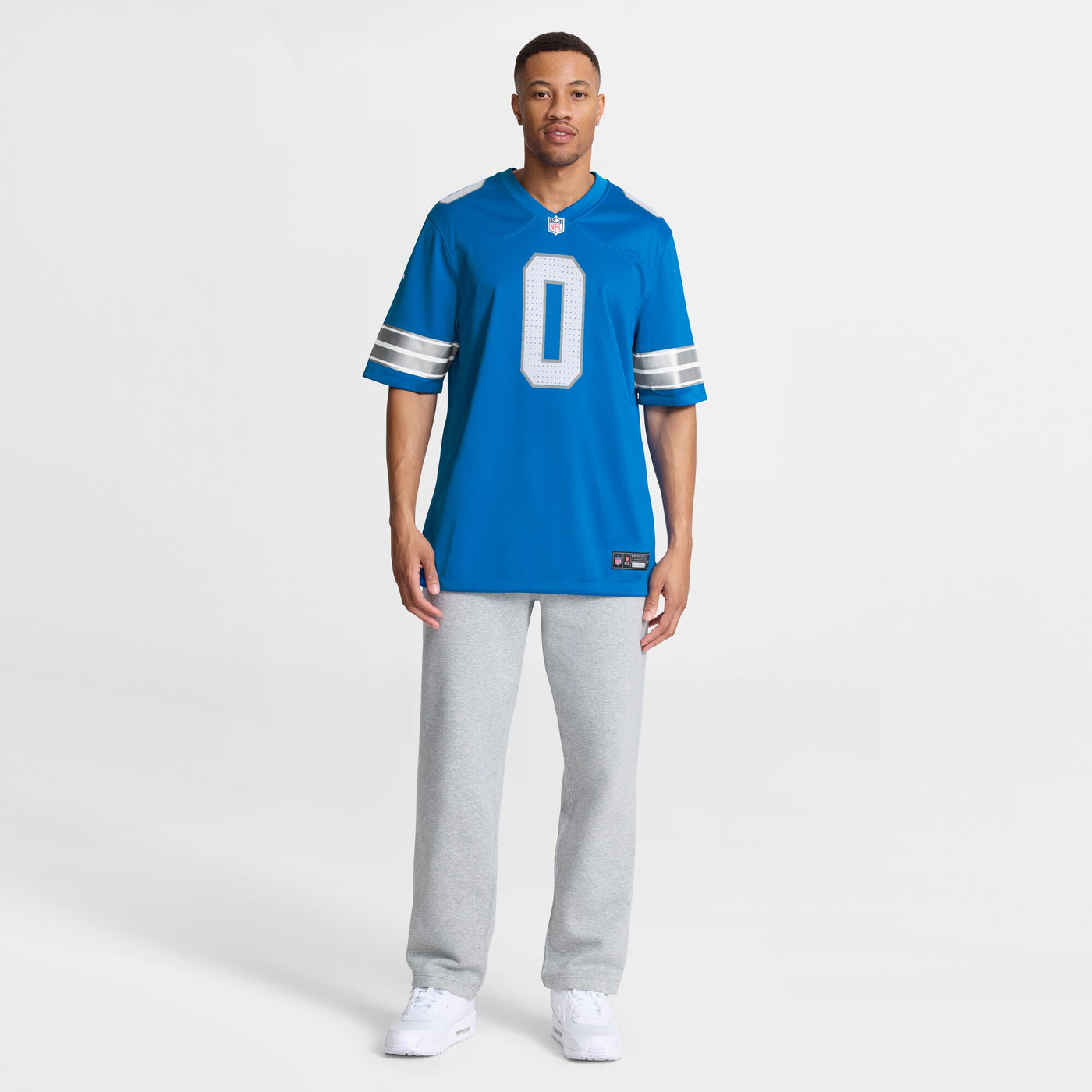 Detroit Lions Jahmyr Gibbs Nike Blue Game Player Jersey