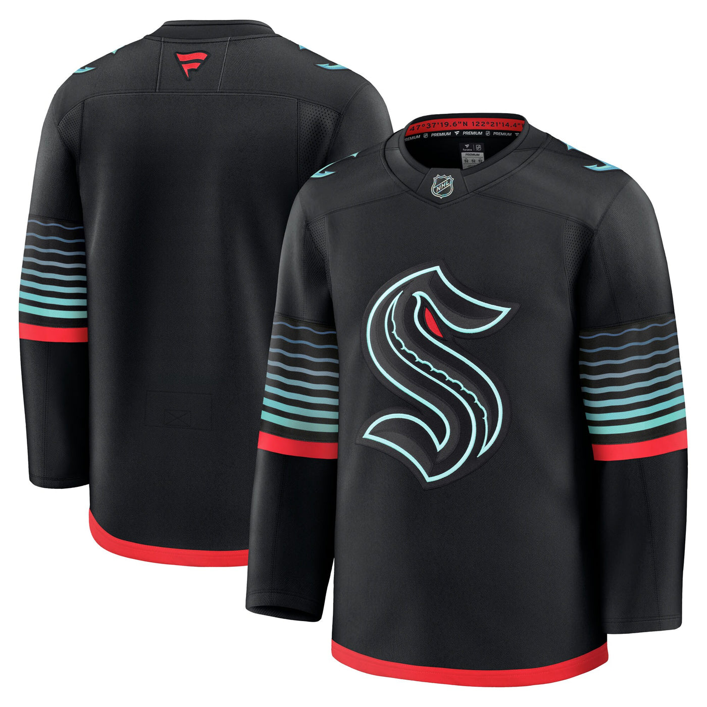 Seattle Kraken Fanatics Black Alternate Premium Jersey