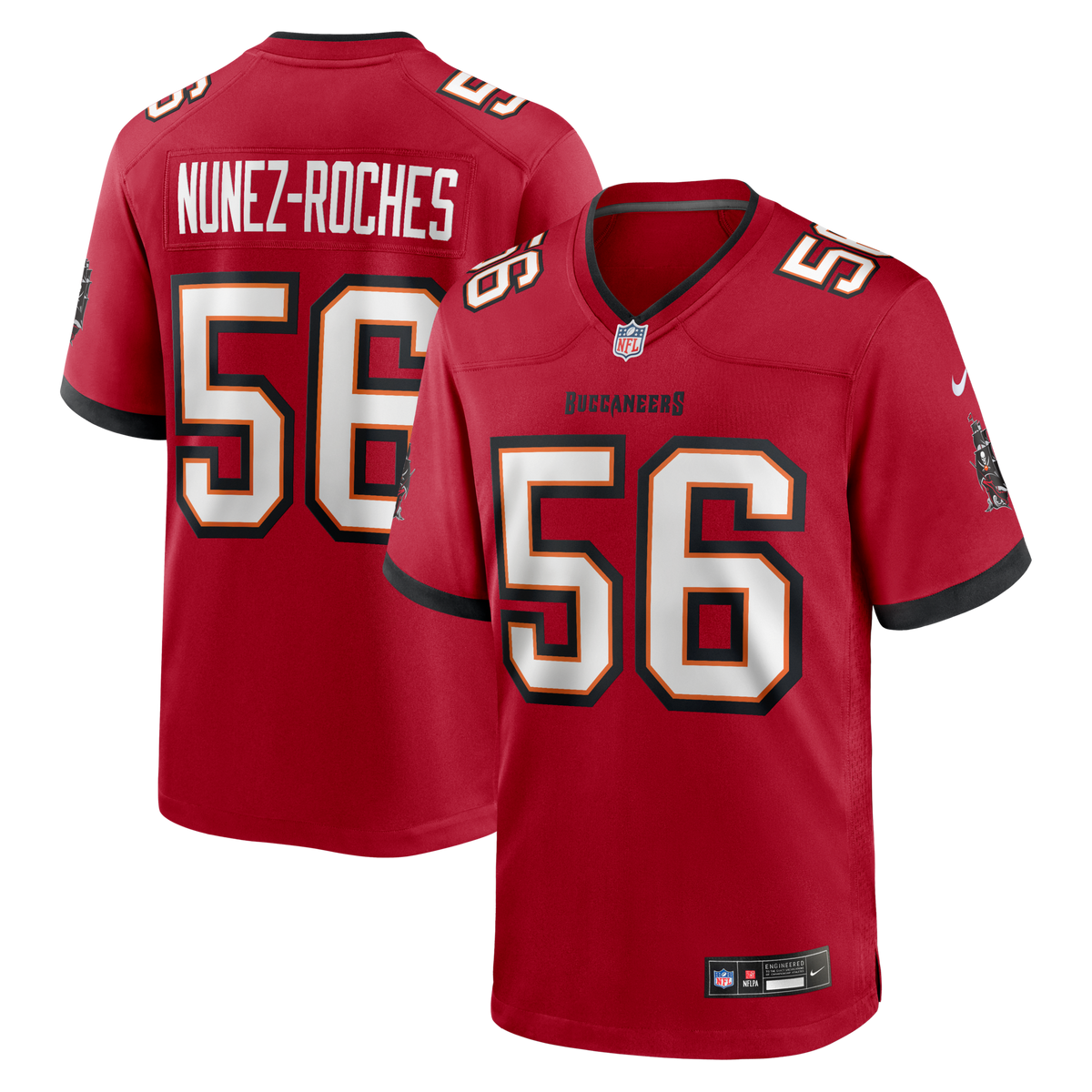 Tampa Bay Buccaneers Rakeem Nunez-Roches Red Team Game Jersey