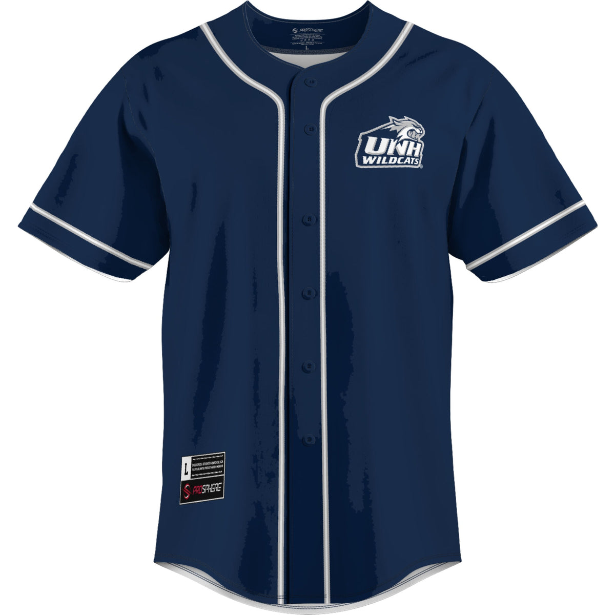 New Hampshire Wildcats GameDay Greats Lightweight Baseball Jersey - Blue