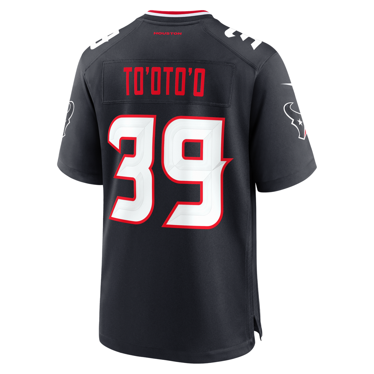 Houston Texans Henry To'oto'o Navy Team Game Jersey