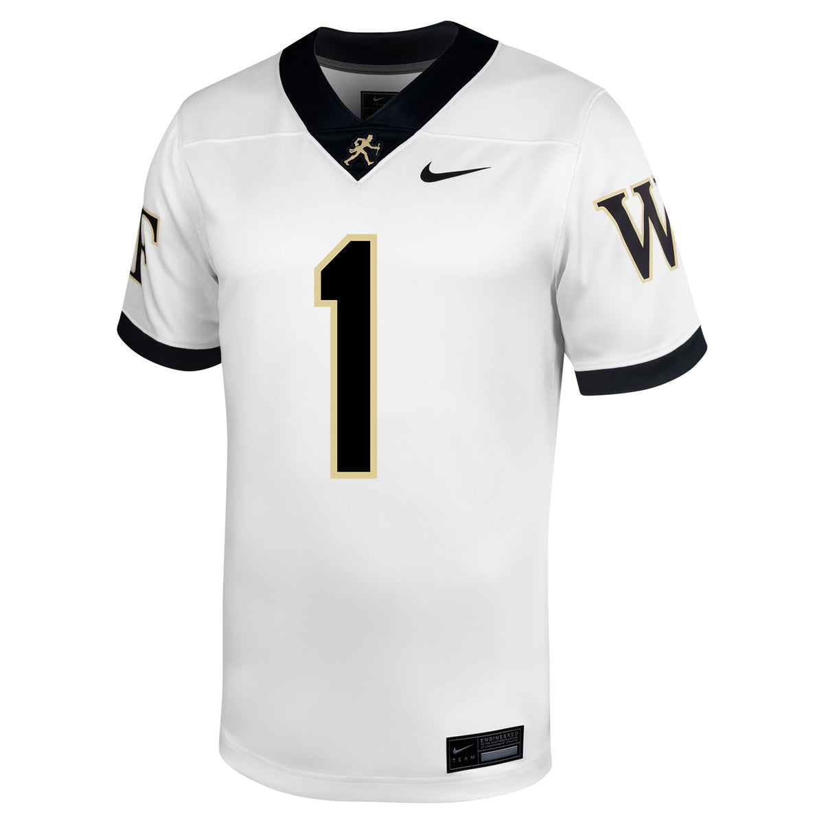 #1 Wake Forest Demon Deacons Untouchable Football Jersey – White
