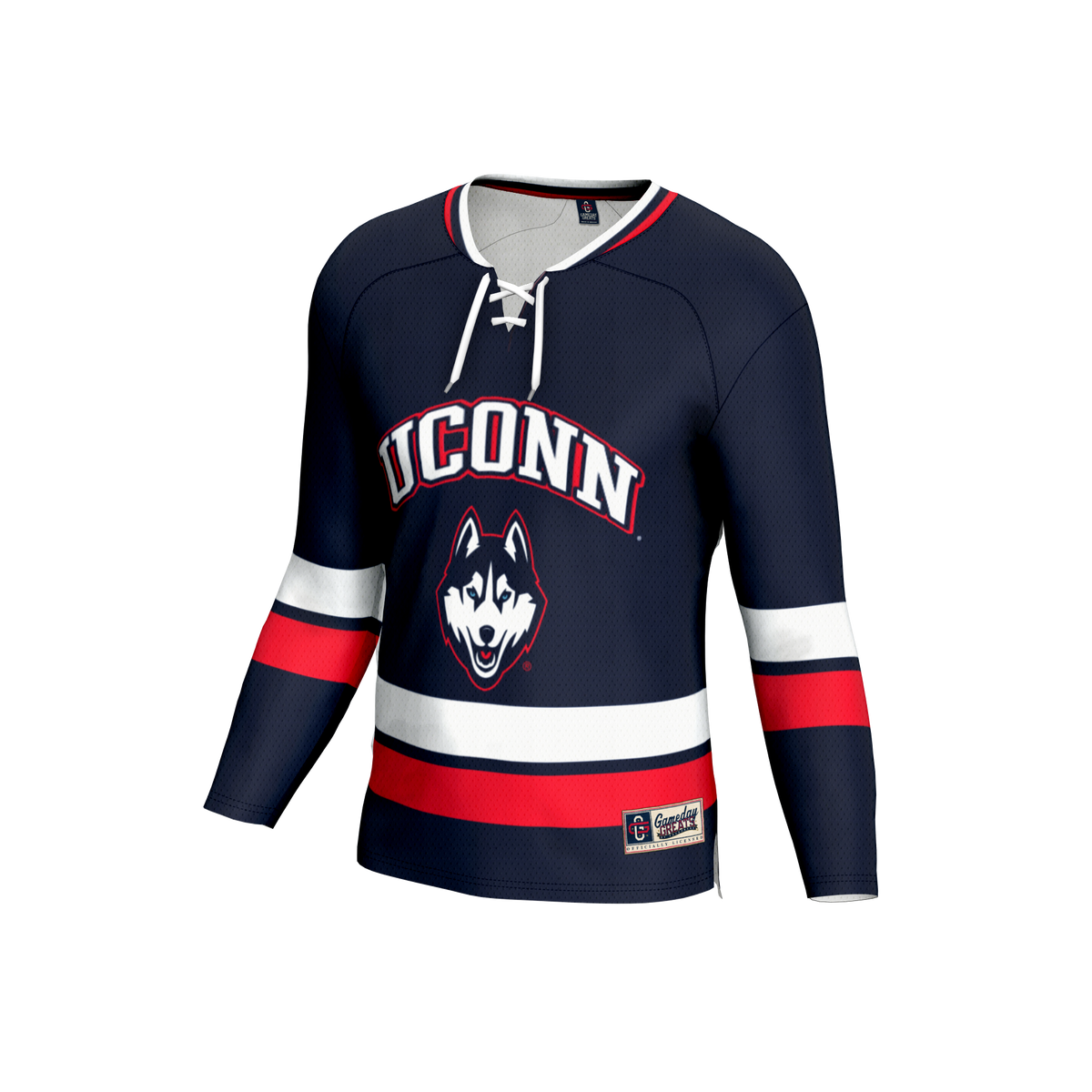 UConn Huskies GameDay Greats Lightweight Hockey Team Fashion Jersey - Navy
