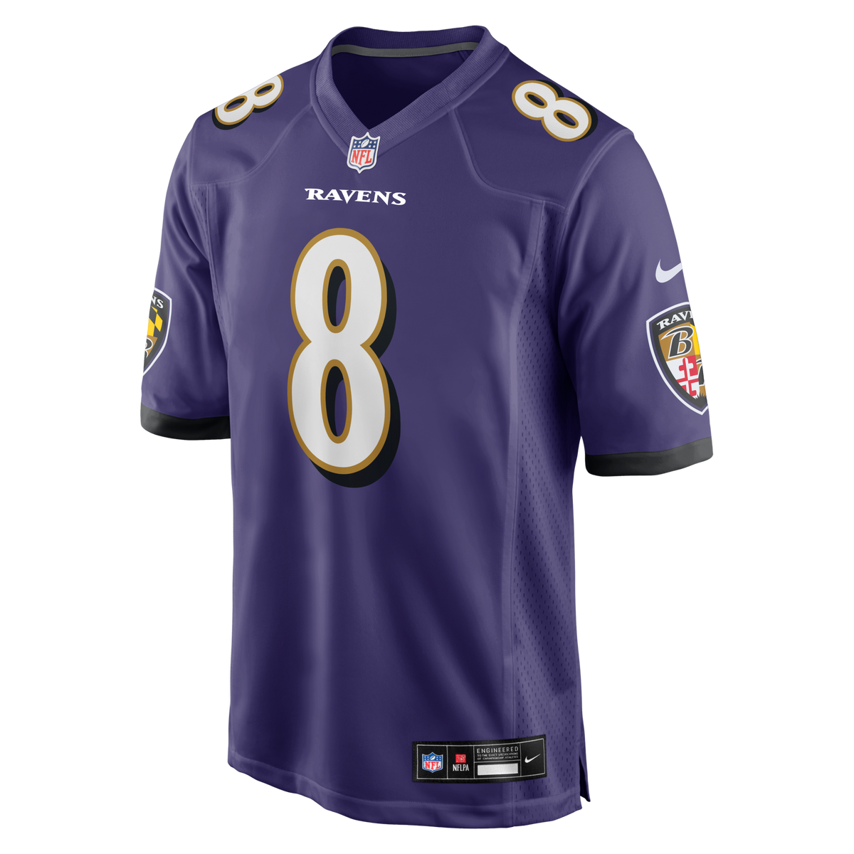 Baltimore Ravens Lamar Jackson Purple Game Jersey