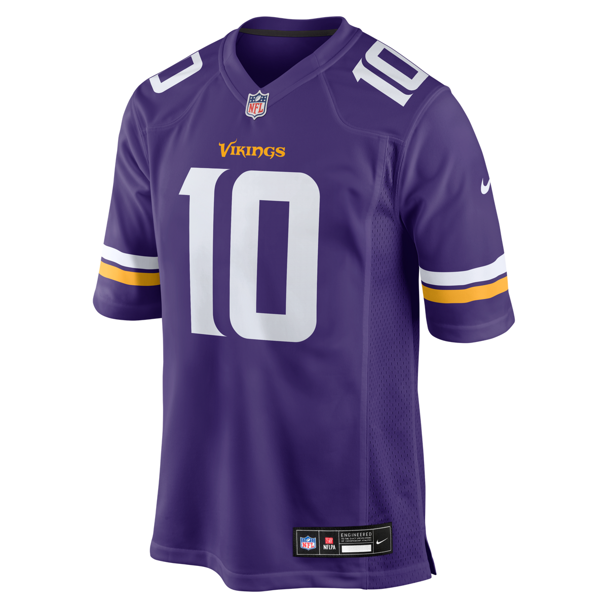 Minnesota Vikings Fran Tarkenton Purple Game Retired Player Jersey