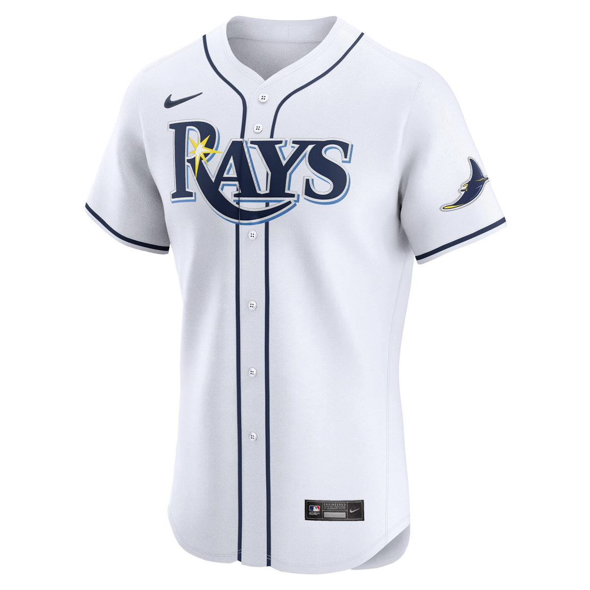 Tampa Bay Rays Yandy Diaz White Home Elite Player Jersey