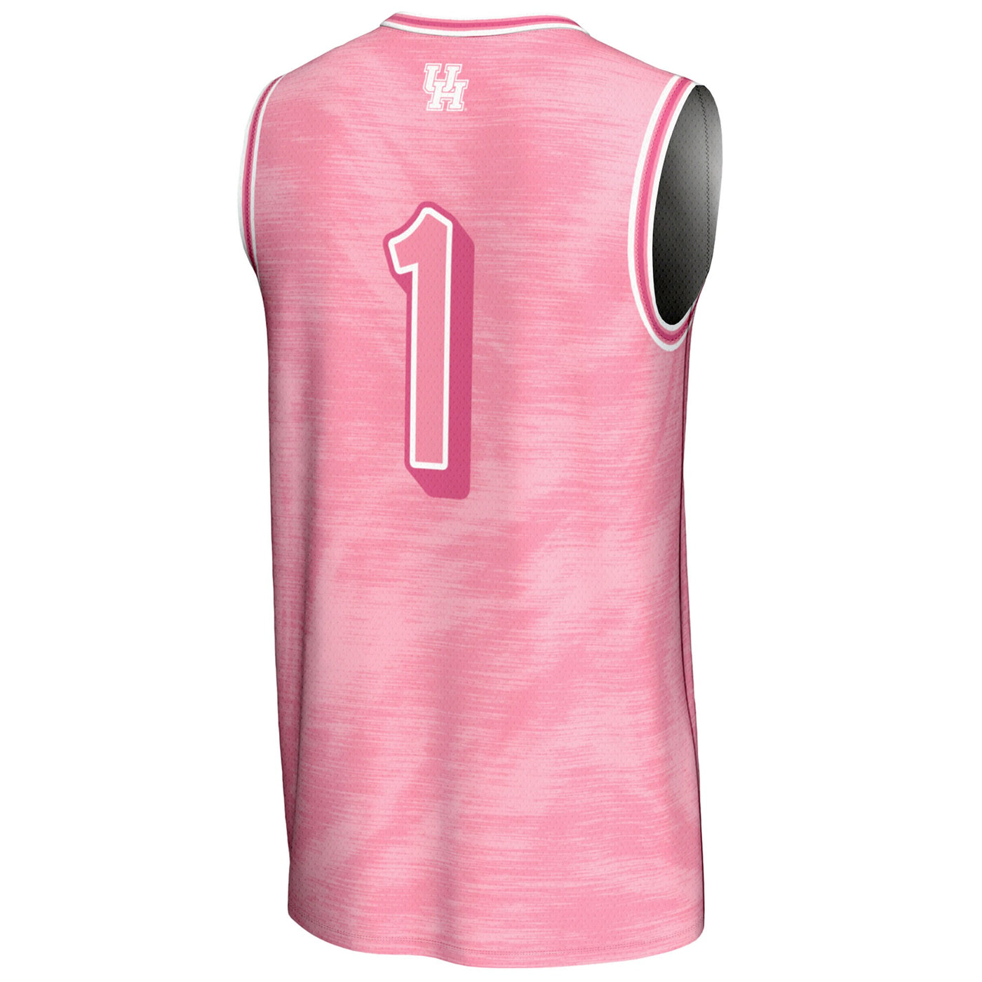 GameDay Greats #1 Pink Houston Cougars Lightweight Basketball Fashion Jersey