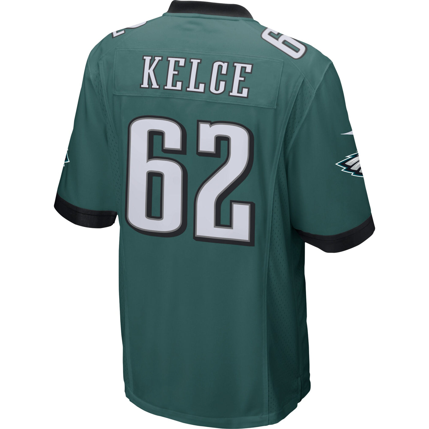 Philadelphia Eagles Jason Kelce Nike Midnight Green Game Jersey