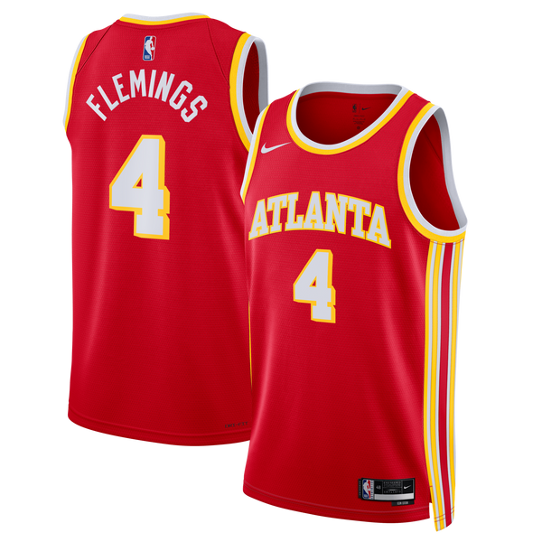 Atlanta Hawks Nike Icon Swingman Jersey - Red - Kingston Flemings