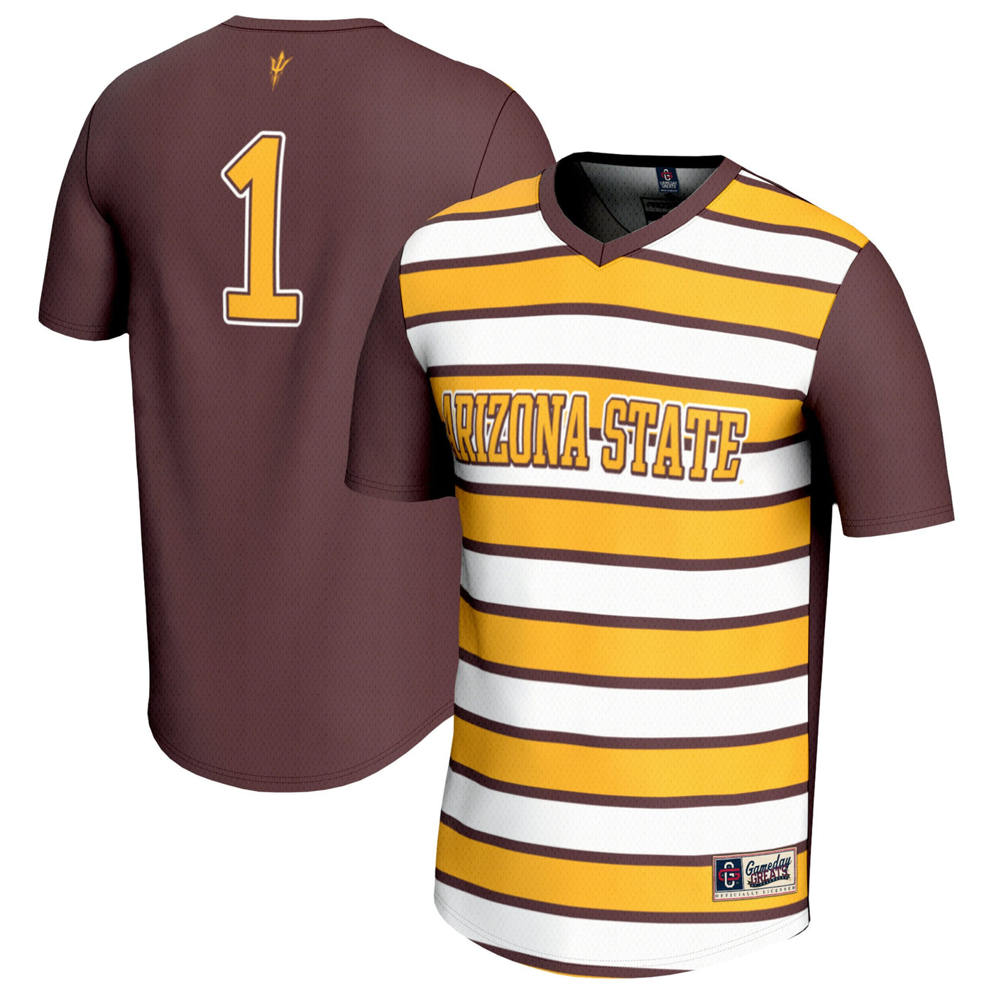 Lightweight Soccer Fashion Jersey GameDay Greats Maroon #1 Arizona State Sun Devils