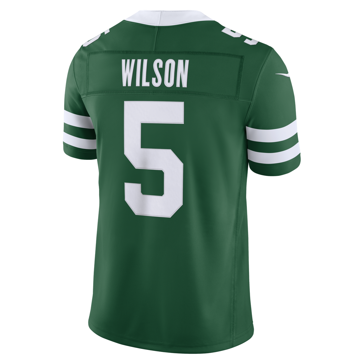 New York Jets Garrett Wilson Nike Legacy Green Team Vapor F.U.S.E. Stitched Limited Jersey