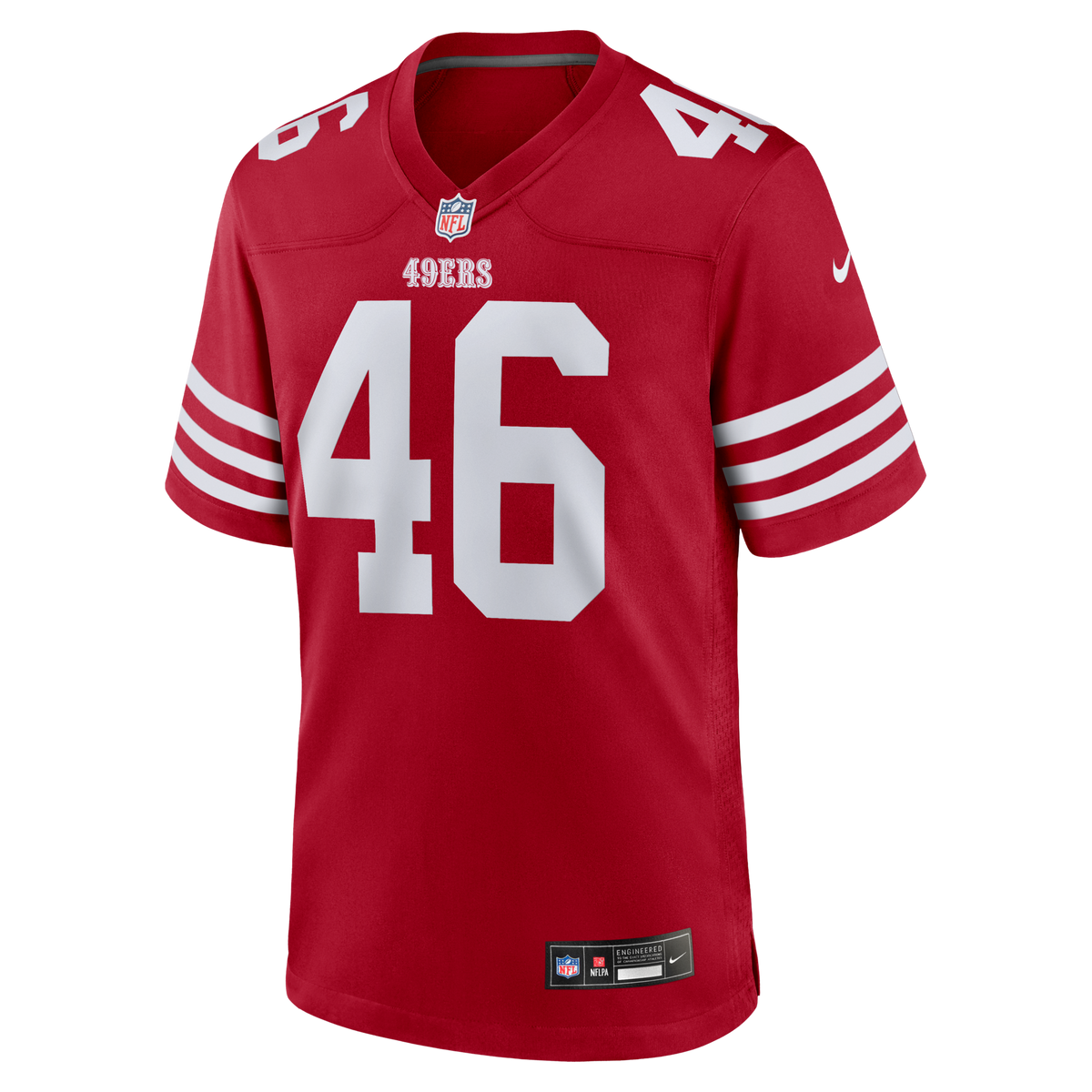 San Francisco 49ers Jon Weeks Scarlet Team Game Jersey