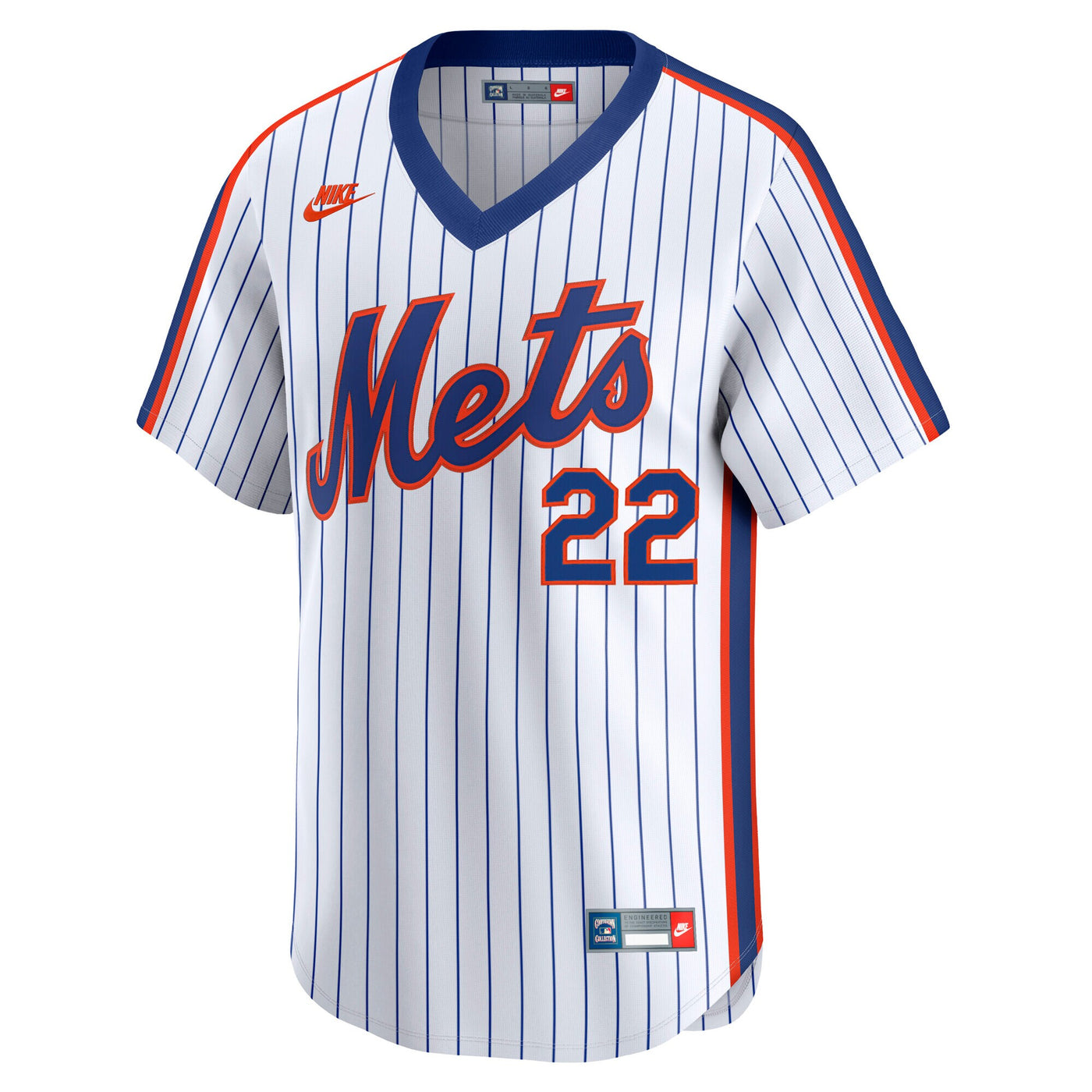New York Mets Juan Soto Nike White Cooperstown Collection Limited 40th Anniversary Jersey
