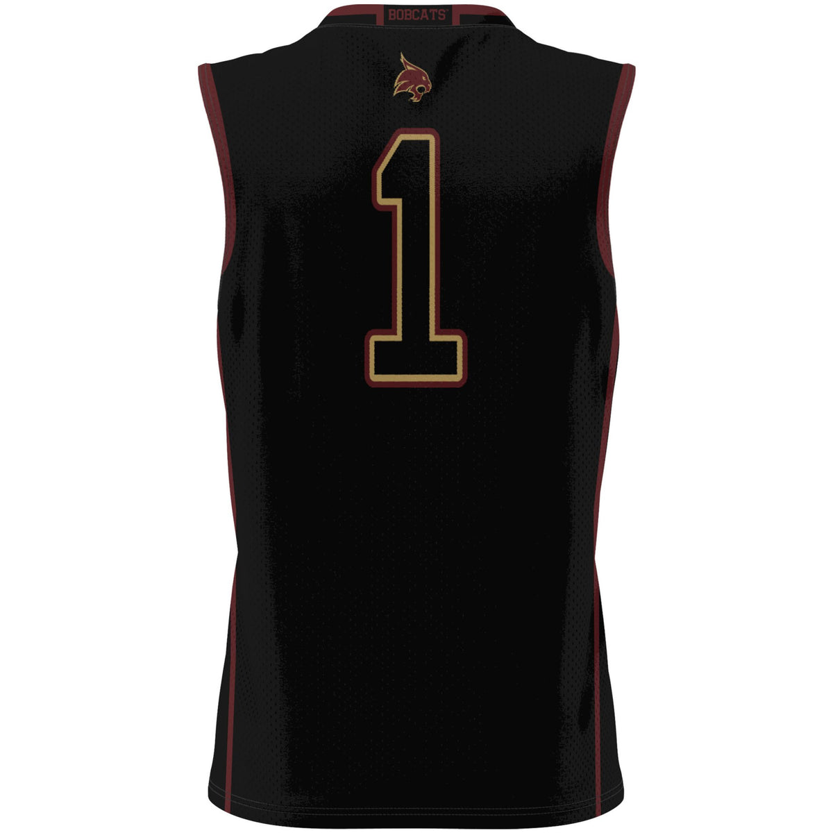 #1 Texas State Bobcats GameDay Greats Lightweight Basketball Jersey - Black