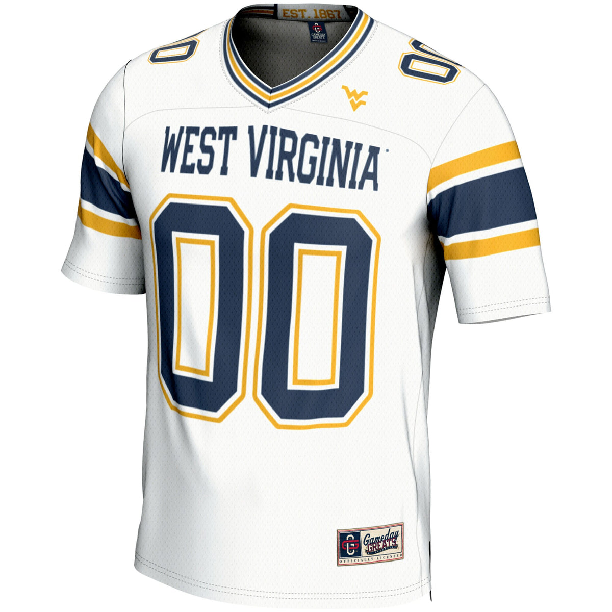 West Virginia Mountaineers GameDay Greats NIL Pick-A-Player Football Jersey - White