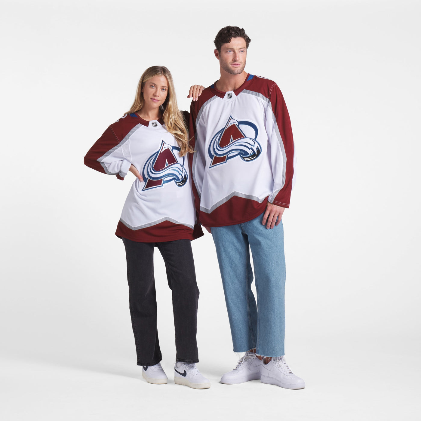Colorado Avalanche Fanatics White Away Premium Jersey
