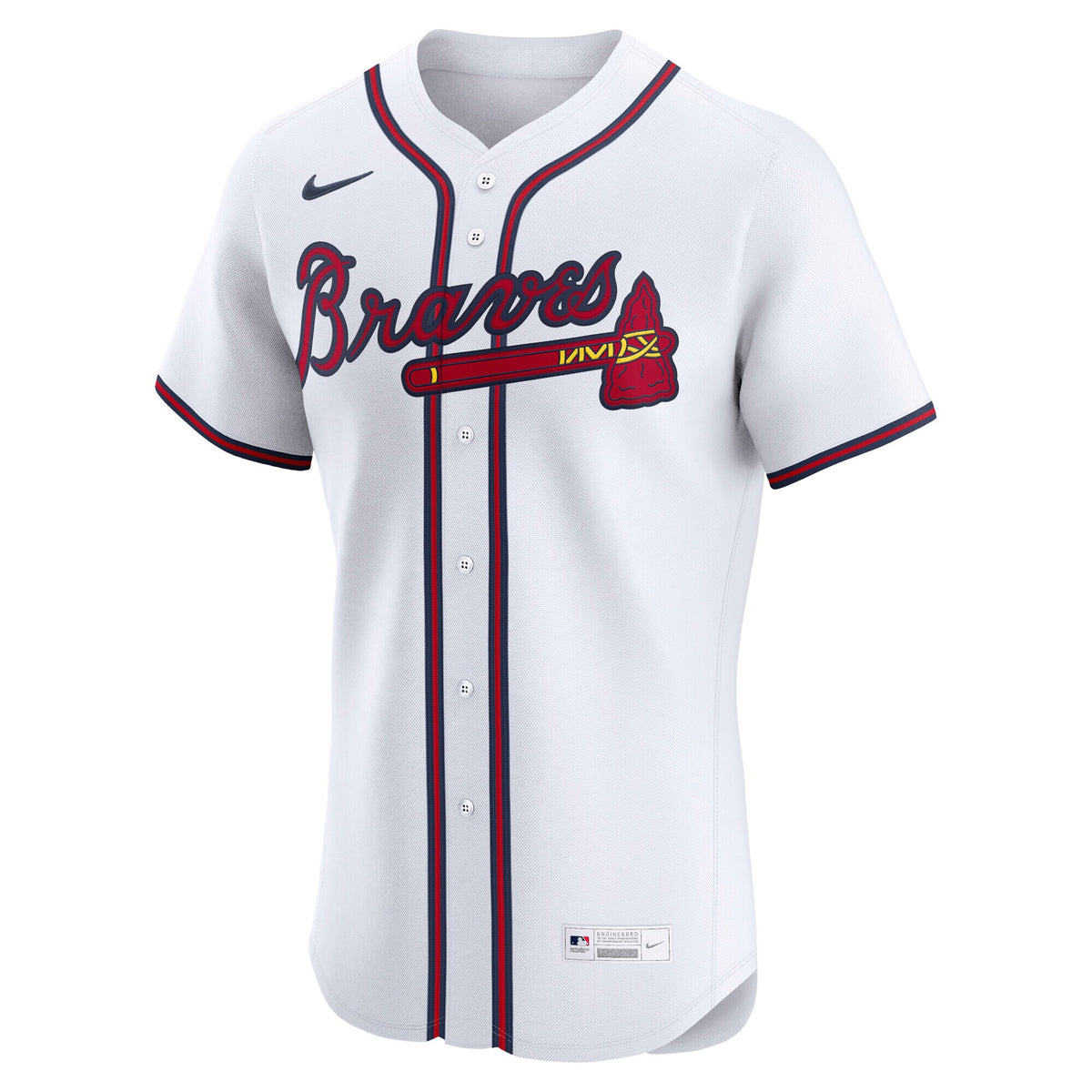 Atlanta Braves White Home Elite Jersey