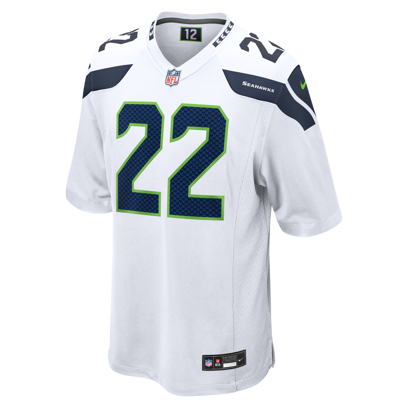 Seattle Seahawks Rashid Shaheed Nike White Game Jersey