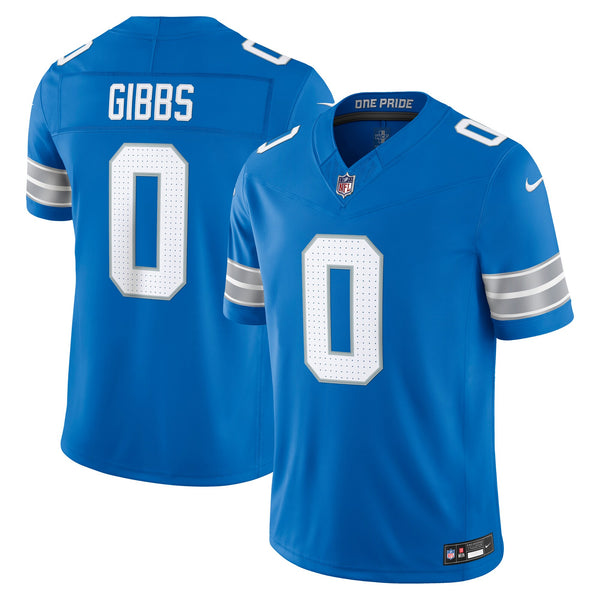 Detroit Lions Jahmyr Gibbs Nike Blue Team Vapor F.U.S.E. Stitched Limited Jersey