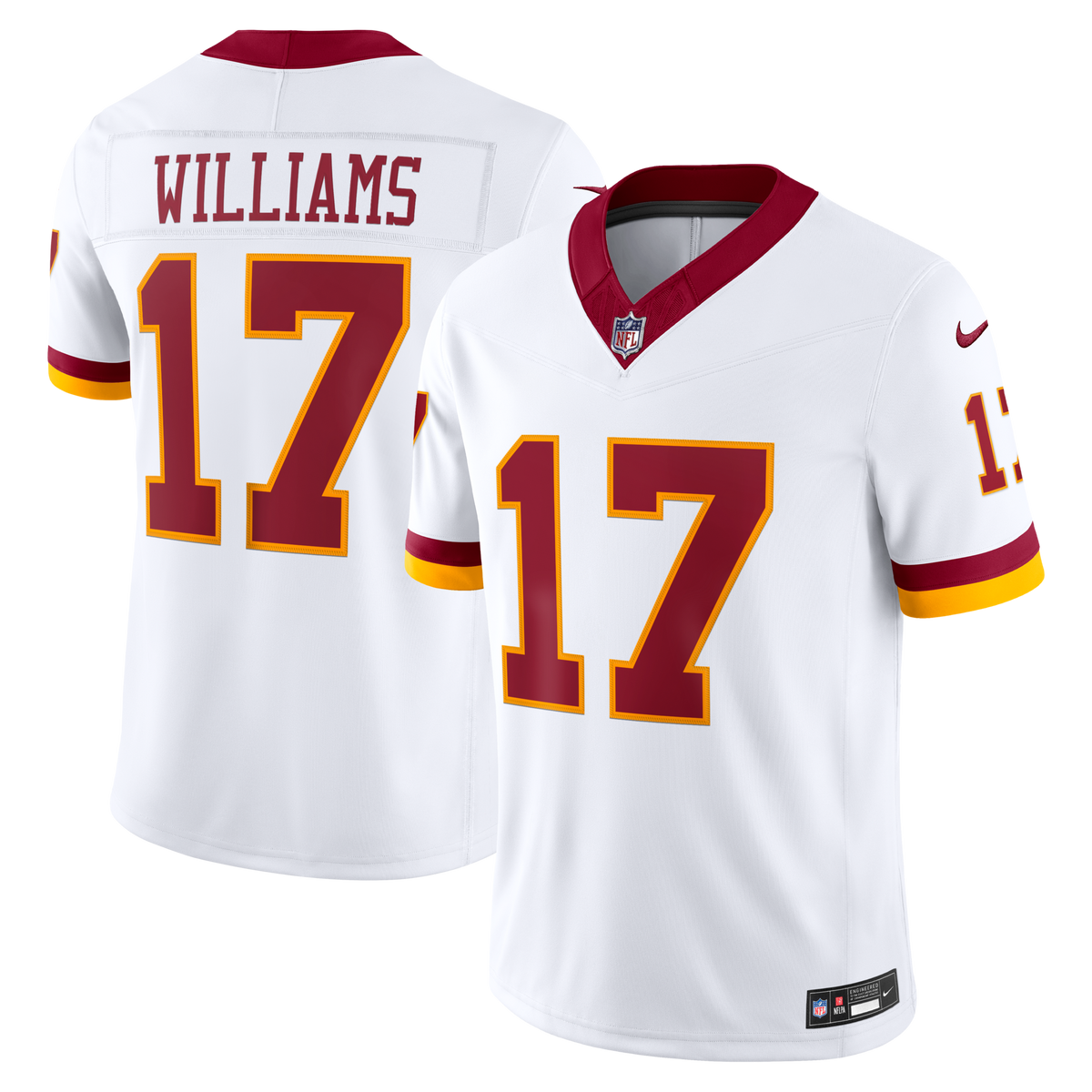 Washington Commanders Doug Williams White Vapor F.U.S.E. Stitched Retired Limited Jersey