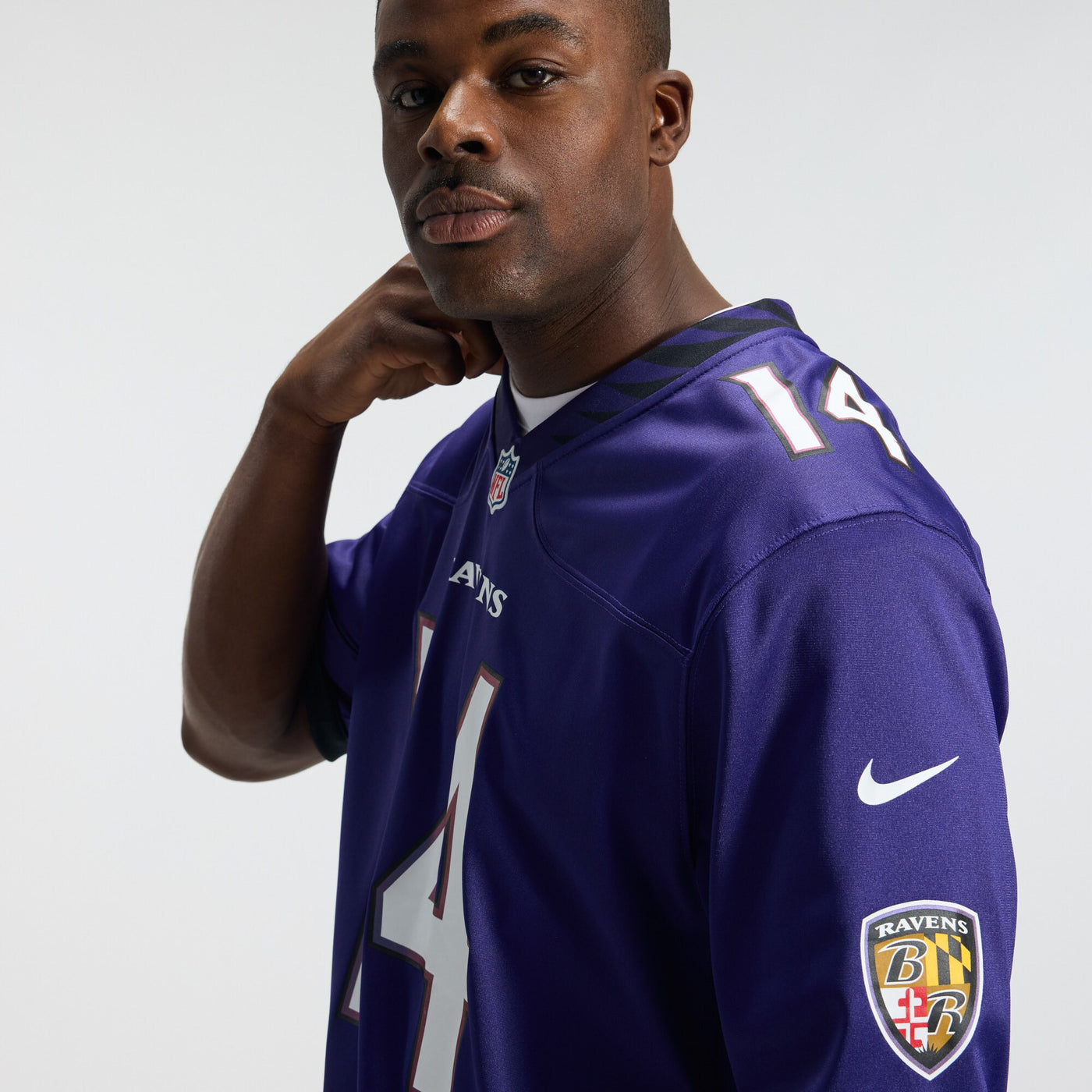 Baltimore Ravens Kyle Hamilton Nike Purple Team Game Jersey