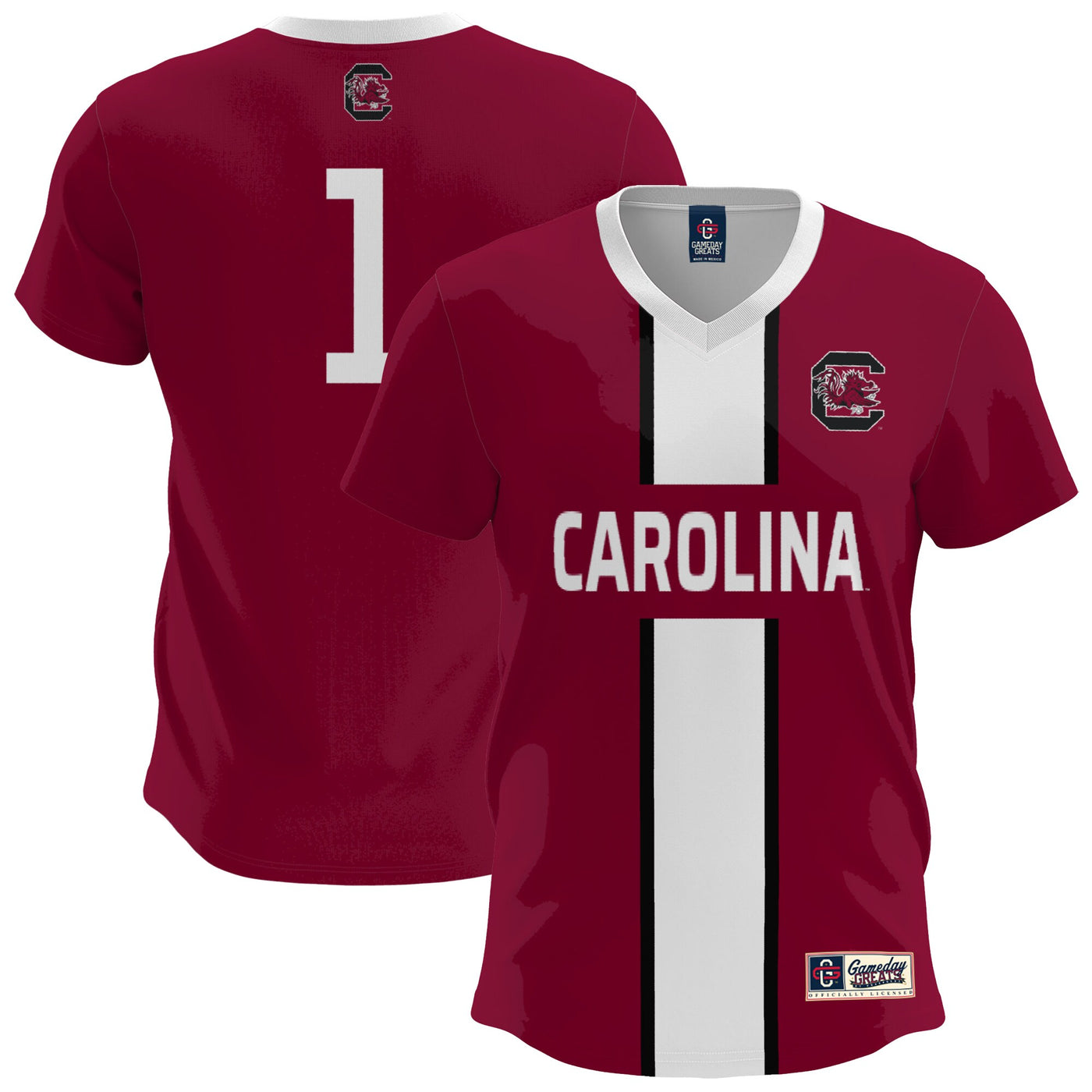 GameDay Greats Garnet South Carolina Gamecocks Lightweight Soccer Fashion Jersey