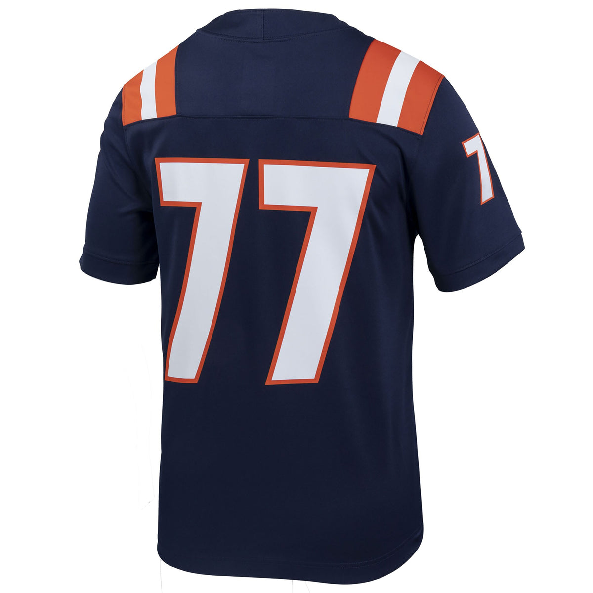 #77 Illinois Fighting Illini Untouchable Football Jersey – Navy