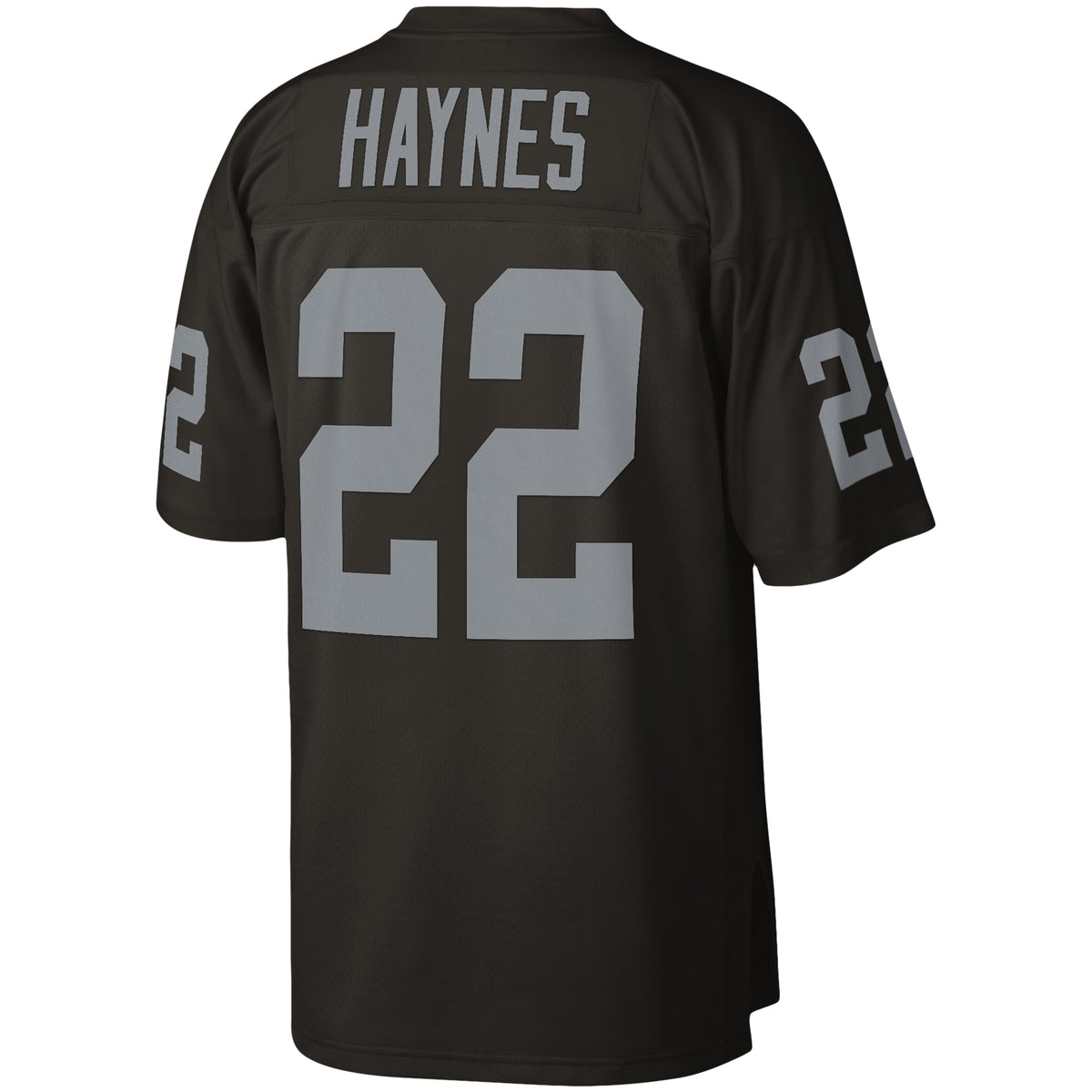 Las Vegas Raiders Mike Haynes Mitchell & Ness Black Legacy Replica Jersey