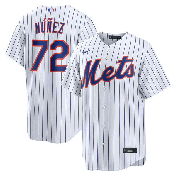 New York Mets Dedniel Núñez White Home Replica Jersey