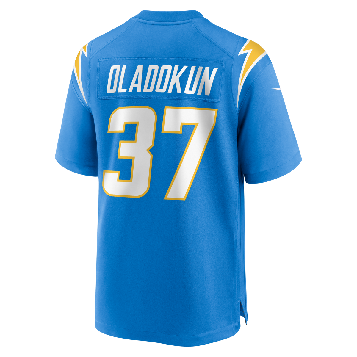 Los Angeles Chargers Jordan Oladokun Powder Blue Team Game Jersey