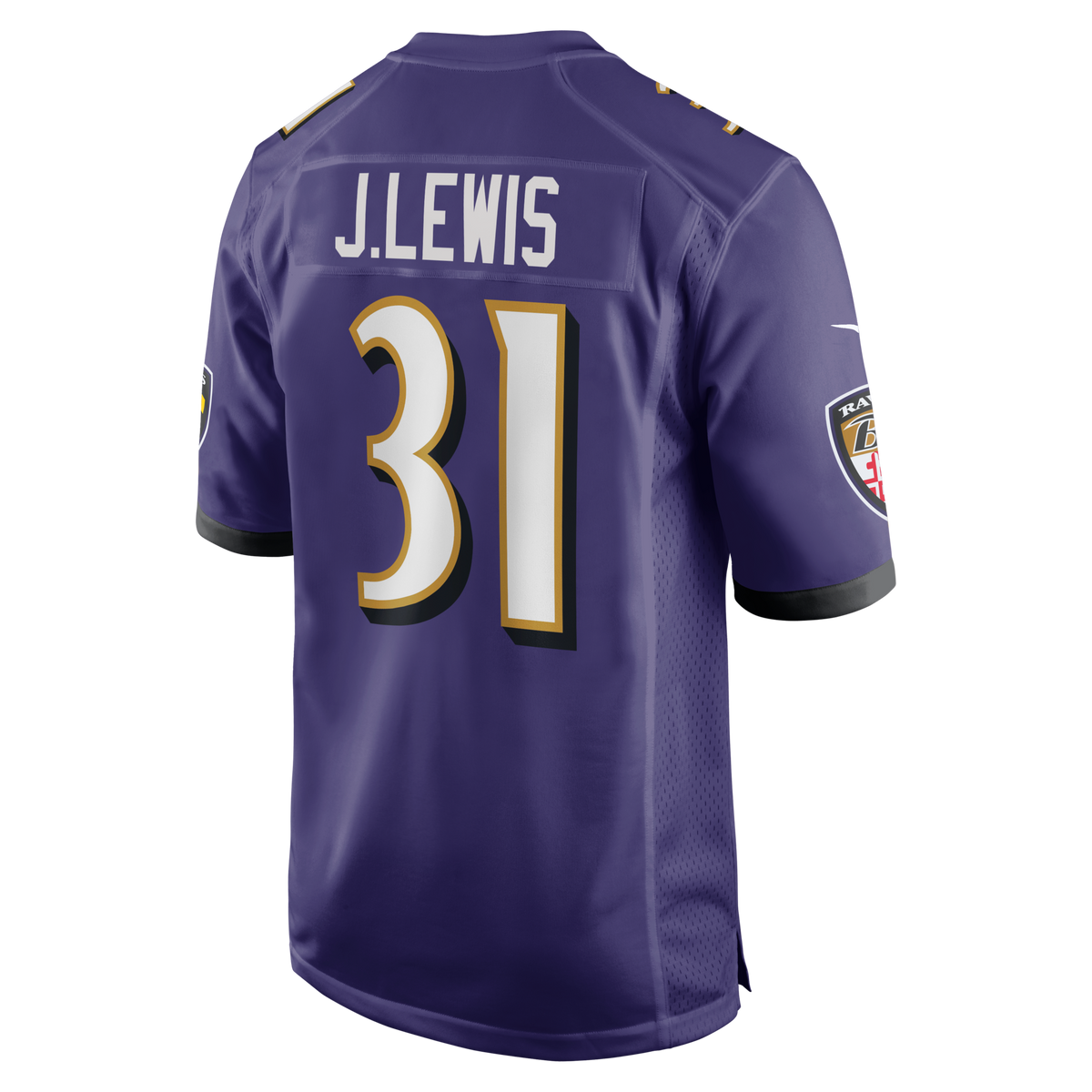 Baltimore Ravens Jamal Lewis Purple Game Retired Player Jersey