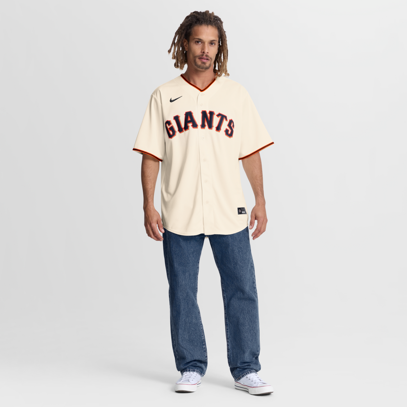 San Francisco Giants Bryce Eldridge Nike Cream Home Replica Jersey
