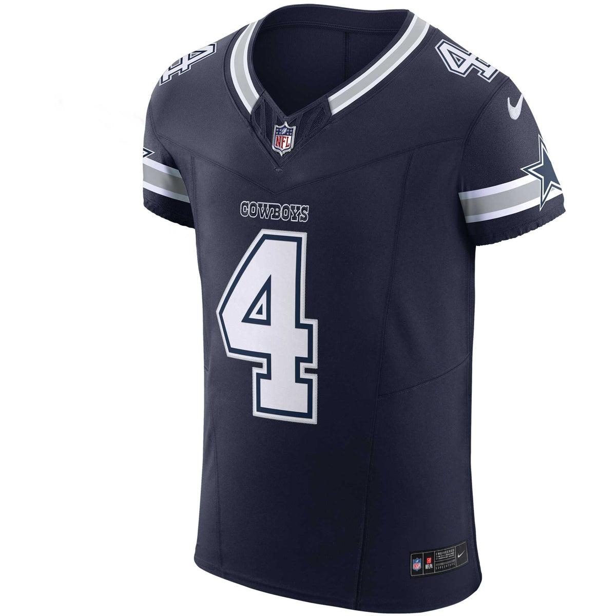 Dallas Cowboys Dak Prescott Navy Team Vapor F.U.S.E. Elite Jersey