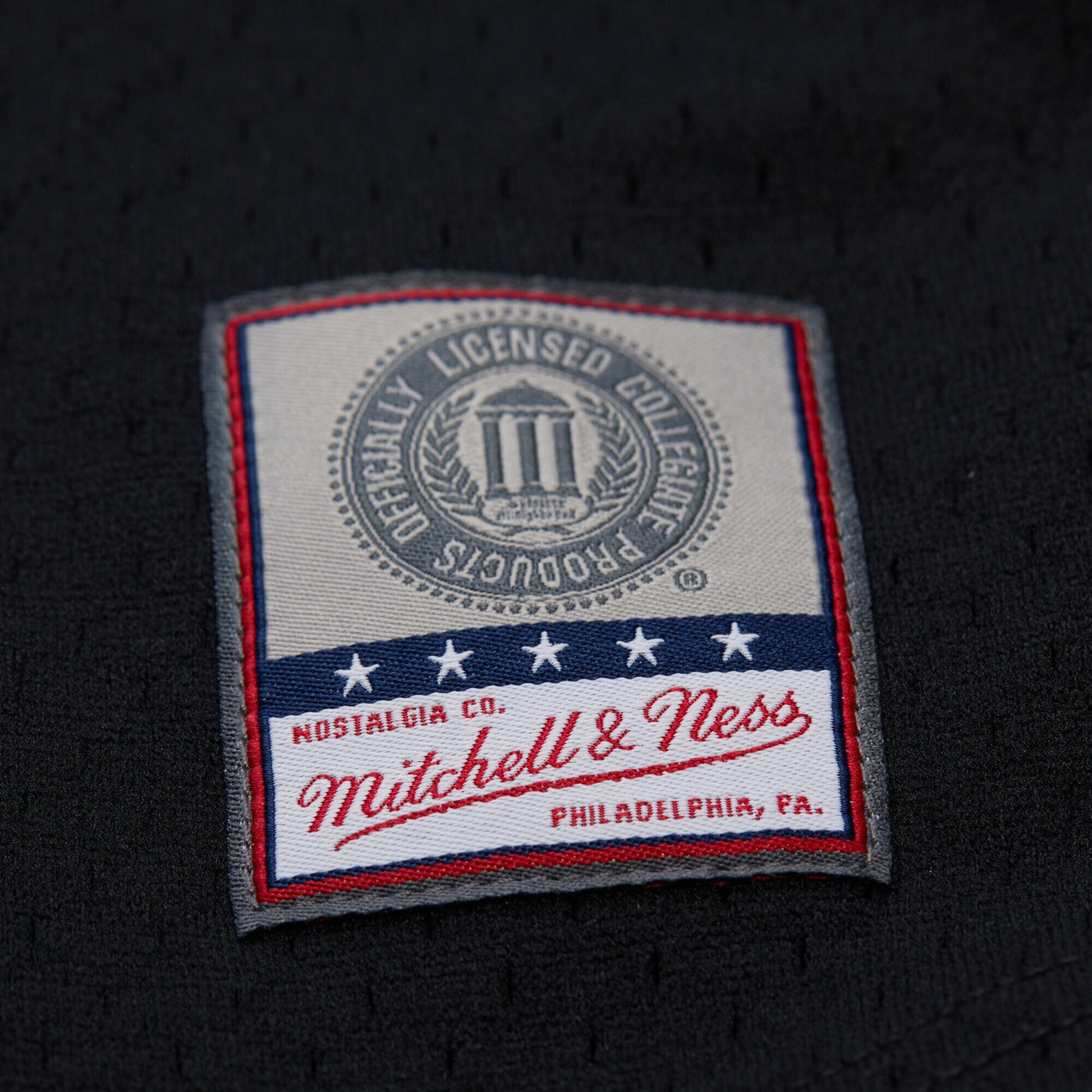 Mitchell & Ness Black Alabama Crimson Tide On The Clock Full-Button Fashion Jersey