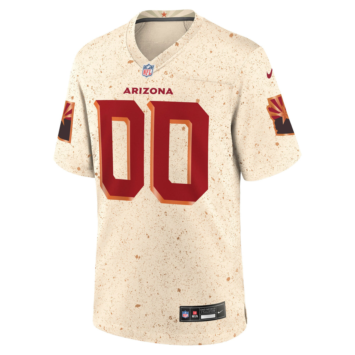 Arizona Cardinals Natural 2025 Rivalries Collection Custom Game Jersey
