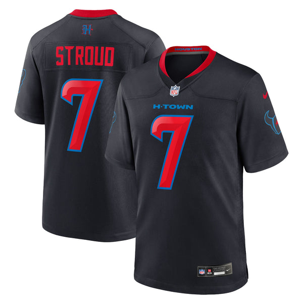 Houston Texans C.J. Stroud Nike Navy 2nd Alternate Game Jersey