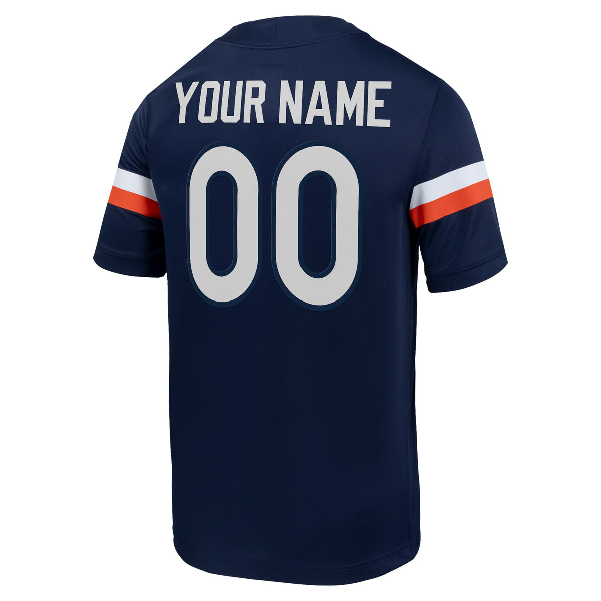 Virginia Cavaliers Custom Football Game Jersey - Navy