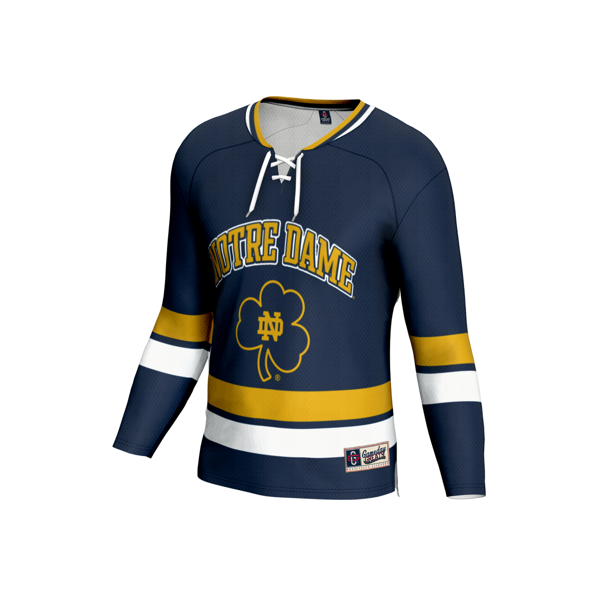 Notre Dame Fighting Irish GameDay Greats NIL Pick-A-Player Lightweight Hockey Jersey - Navy